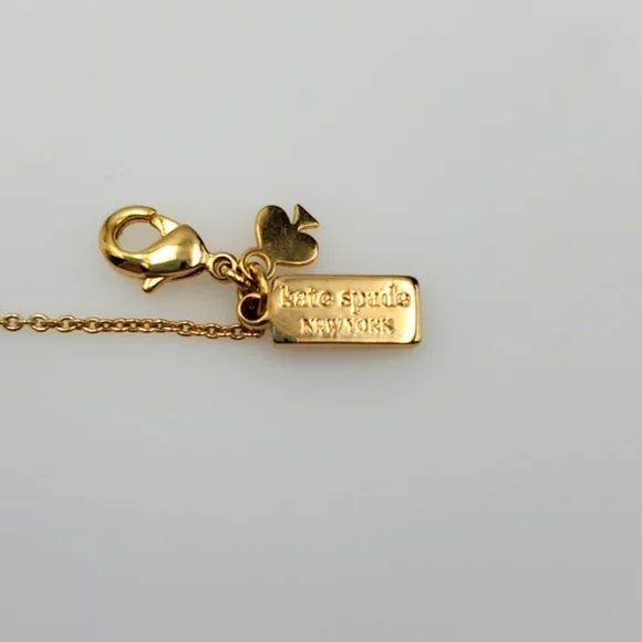 Kate Spade Gold Tone Y Drop Necklace - Picture 5 of 7